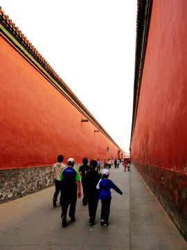 北京故宫宫墙