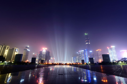 深圳市民中心夜景