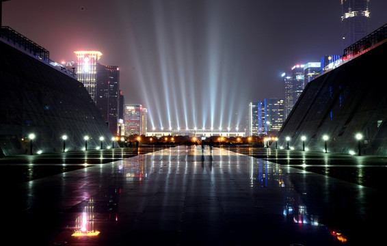 深圳市民中心夜景