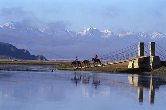 美丽倒影 风景如画 天山风光