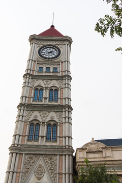 欧式钟楼建筑