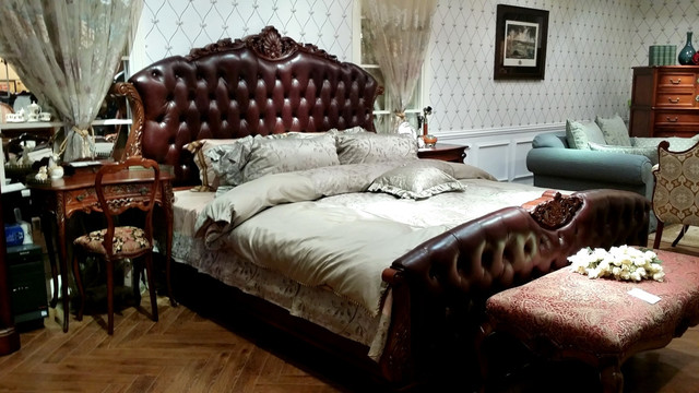 欧式家具 双人床