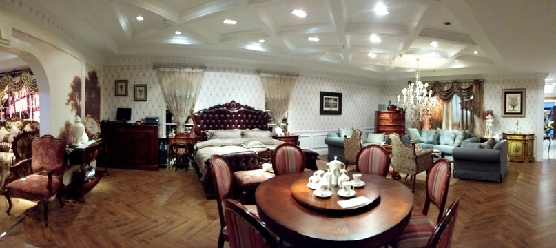 欧式家具 双人床 沙发 餐厅