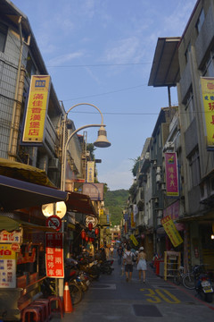 士林夜市街景