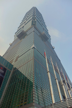 台北101大楼仰拍