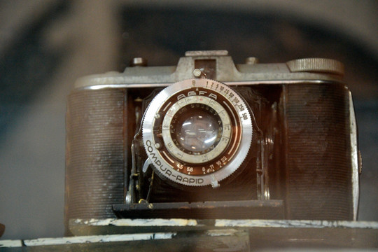 德国爱克发单镜头古董相机