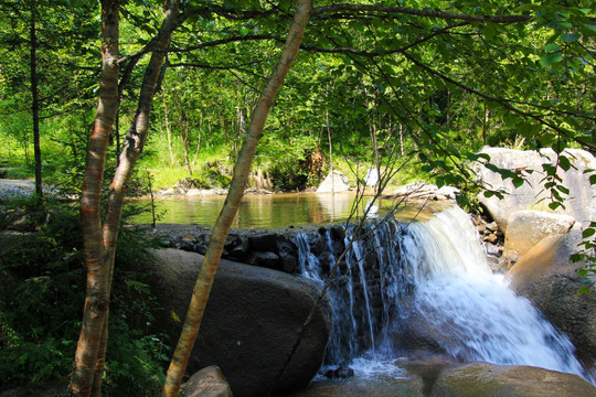 森林自然生态冶力关溪水