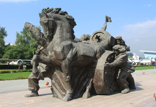 中国航空史雕塑