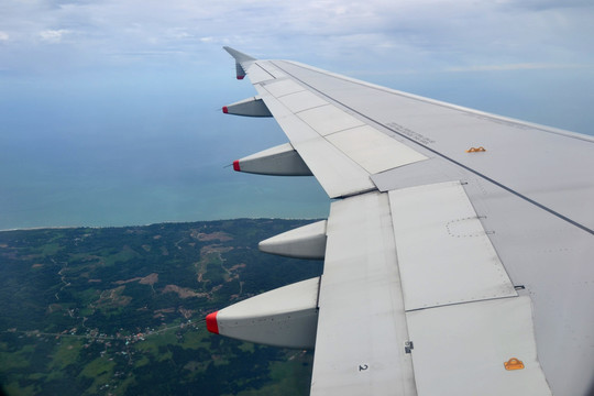 马来西亚婆罗洲岛沙巴鸟瞰