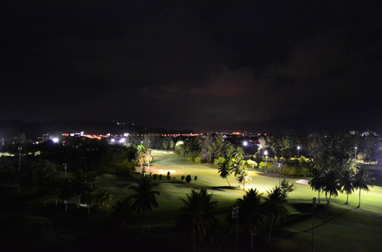 马来西亚旅游胜地沙巴夜景