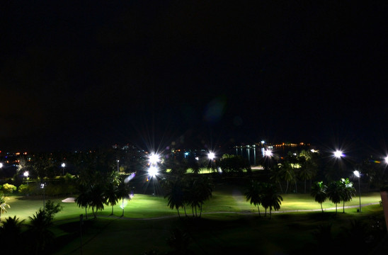 马来西亚旅游胜地沙巴夜景