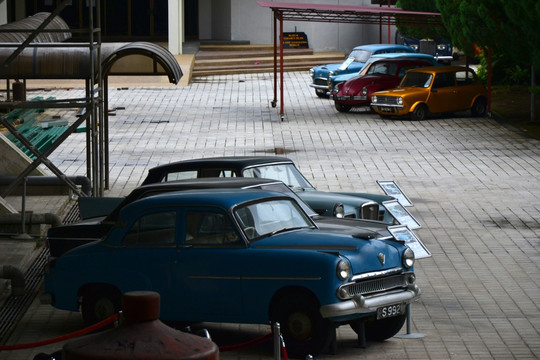 沙巴博物馆收藏的古董车