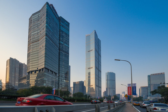 北京 国贸 现代建筑