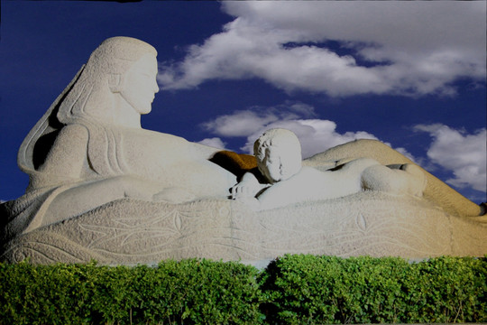 黄河母亲花岗岩雕塑雕刻