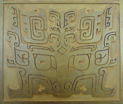 青铜器花纹装饰板