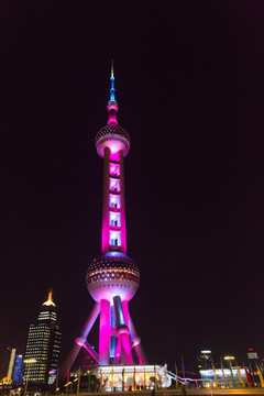 上海陆家嘴 东方明珠夜景