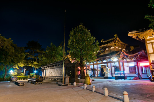 青秀山 观音禅寺 夜景