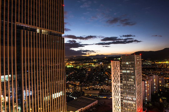 昆明城市夜景