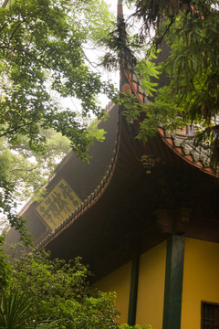 杭州灵隐寺建筑园林景观