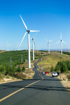 张家口草原天路风景