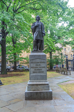 耶鲁大学 亚伯拉罕皮尔逊雕像