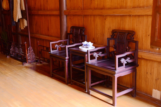 中式家具 红木椅子 紫檀家具