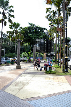 马来西亚旅游胜地沙巴街景