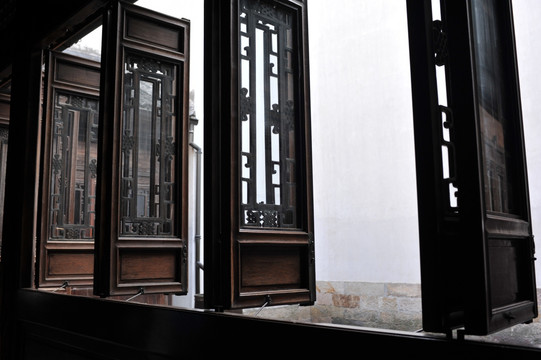 古代建筑窗户 江南窗户