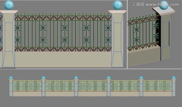 铁艺3D模型
