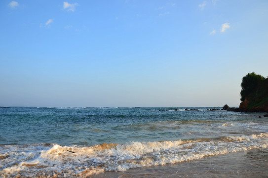 斯里兰卡海滨风光