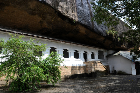 斯里兰卡丹布勒佛窟寺庙