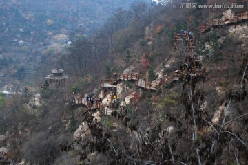 九如山瀑布群 九如山 山脉