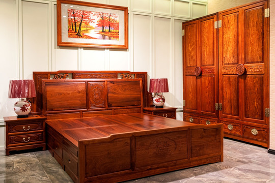 红木卧室家具