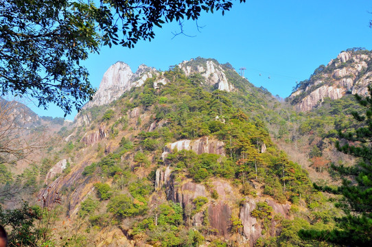 黄山风光 云雾 风雨黄山 云海