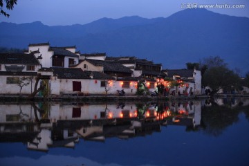 宏村夜景