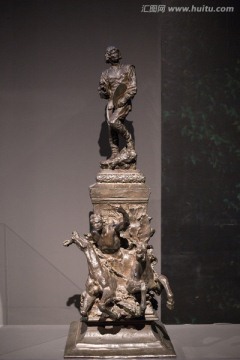 罗丹雕塑 洛林人纪念像