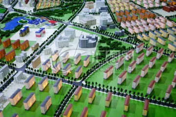 城市建筑沙盘模型