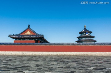 蓝天北京天坛公园