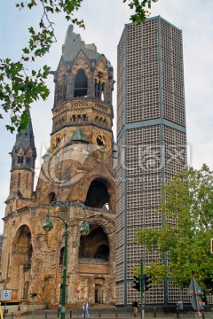 柏林威廉一世纪念教堂新教堂钟楼