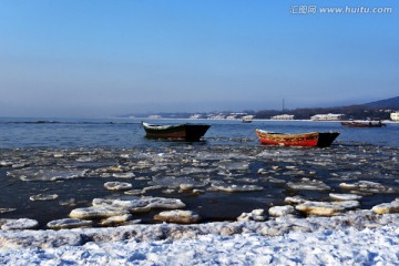 冬日海滩