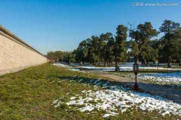 雪后北京天坛公园