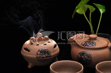 香炉茶具