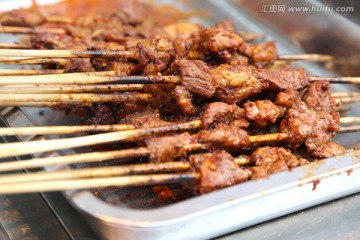 烧烤 烤牛羊肉串