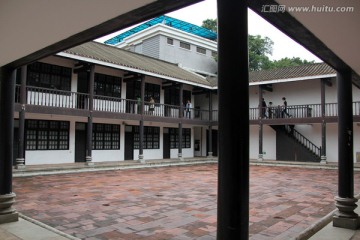 广州黄埔军校旧址庭院布局