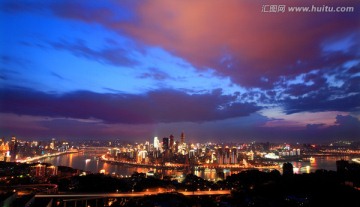 重庆夜景全景图（新版）