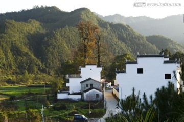 江西婺源石城 乡村秋色 田园风