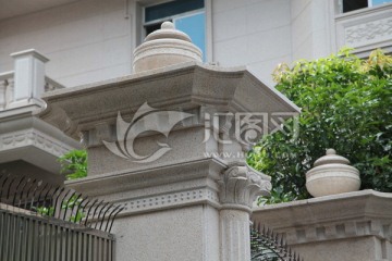 别墅 石材工程 石材素材 花岗