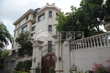 别墅 石材工程 石材素材 花岗