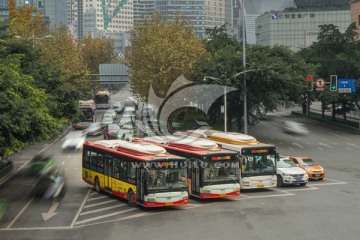 成都公交车 城市交通