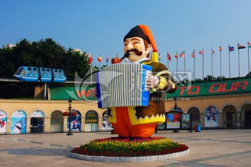 深圳世界之窗手风琴雕塑